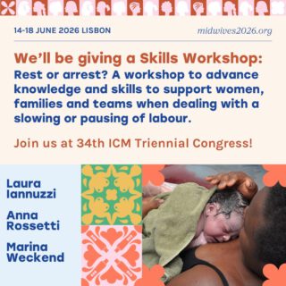 Join us on the last day of the #ICMCongress2026 to challenge time-based approaches of defining labour dystocia and to explore new ways of recognising plateaus in labour in our "Rest or Arrest" Workshop.

We will also premiere the short film "You Can't Hurry Love" by Bonnie Hughes on global stage! You're in for a treat 😊

Looking hugely forward to meeting you there!

#midwiferyresearch @uni_luebeck
